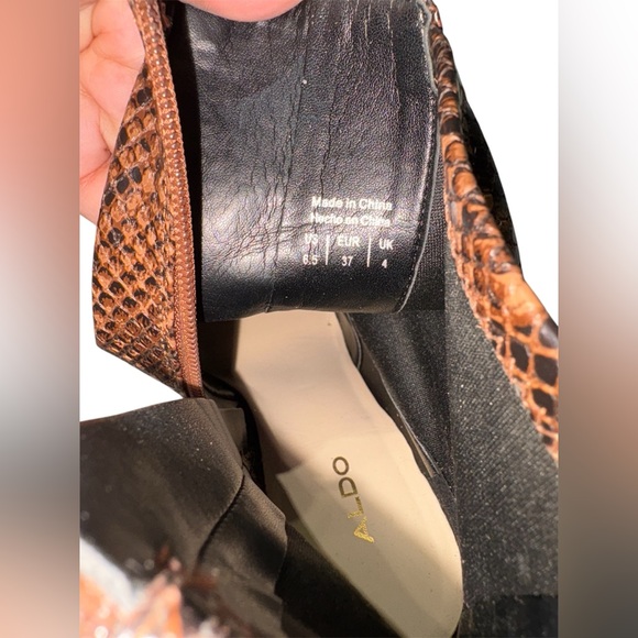 Aldo Aurelia Snake Print Boot - Picture 4 of 5